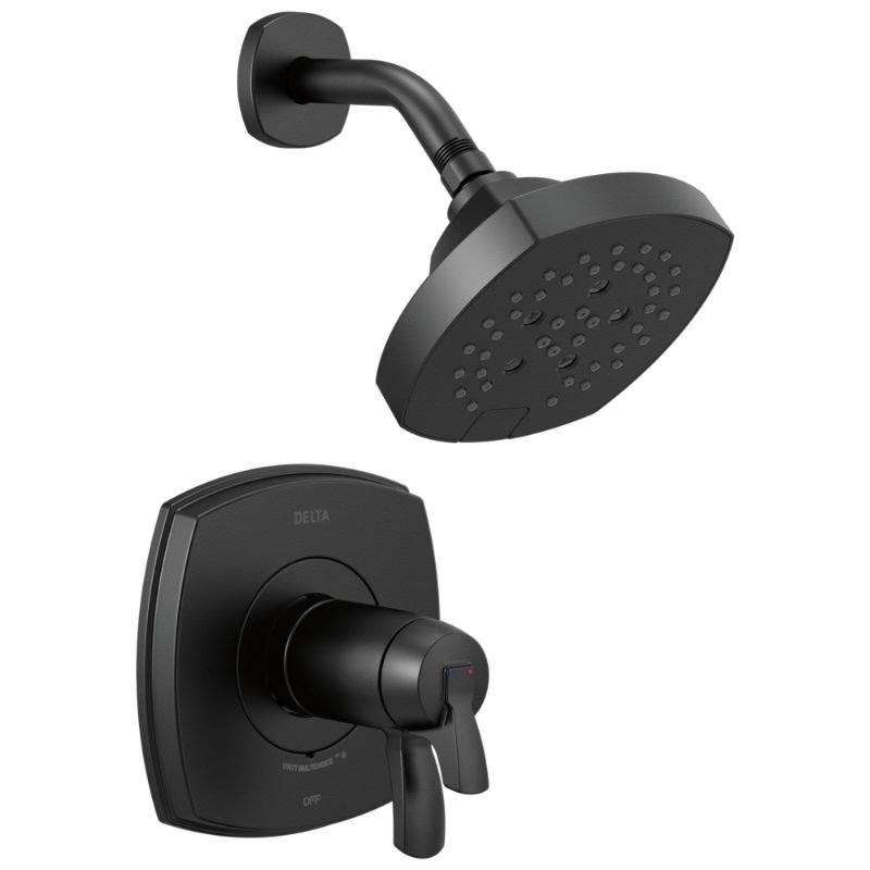 Stryke Single-Handle Shower Only Faucet in Matte Black with Volume & Temperature Control