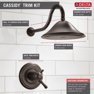 Cassidy Single-Handle Shower Only Faucet in Venetian Bronze