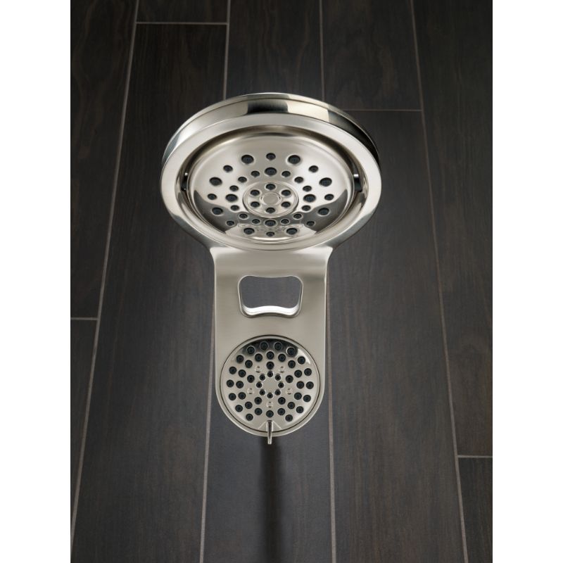 Universal Showering Components 7.88' Showerhead in Stainless - 5 Spray Settings