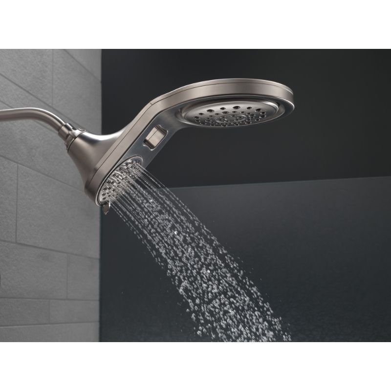 Universal Showering Components 7.88' Showerhead in Stainless - 5 Spray Settings