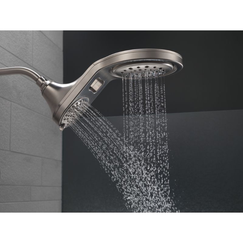 Universal Showering Components 7.88' Showerhead in Stainless - 5 Spray Settings