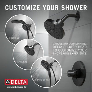Trinsic Single-Handle Tub & Shower Faucet in Matte Black - Less Showerhead