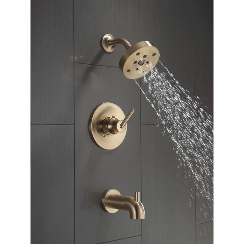 Trinsic Single-Handle Tub & Shower Faucet in Champagne Bronze