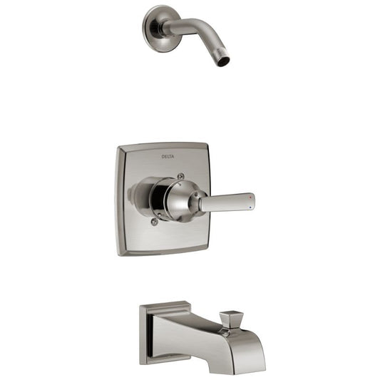 Ashlyn Single-Handle Tub & Shower Faucet in Stainless - Less Showerhead