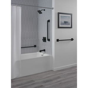 Ara Single-Handle Tub & Shower Faucet in Matte Black