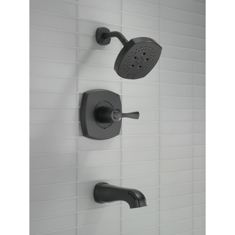 Stryke Single-Handle Tub & Shower Faucet in Matte Black