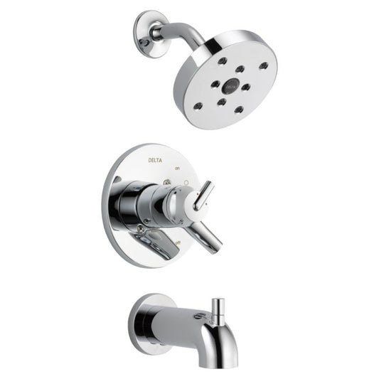 Trinsic Single-Handle Tub & Shower Faucet in Chrome with Volume & Temperature Control