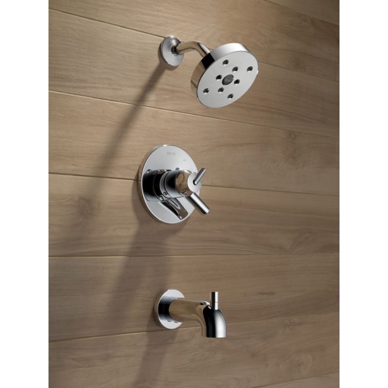 Trinsic Single-Handle Tub & Shower Faucet in Chrome with Volume & Temperature Control