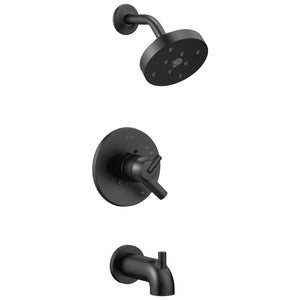 Trinsic Single-Handle Tub & Shower Faucet in Matte Black with Volume & Temperature Control