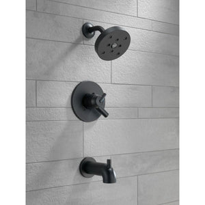 Trinsic Single-Handle Tub & Shower Faucet in Matte Black with Volume & Temperature Control