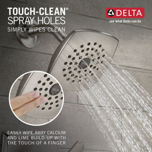 Ashlyn Single-Handle Tub & Shower Faucet in Stainless with Volume & Temperature Control