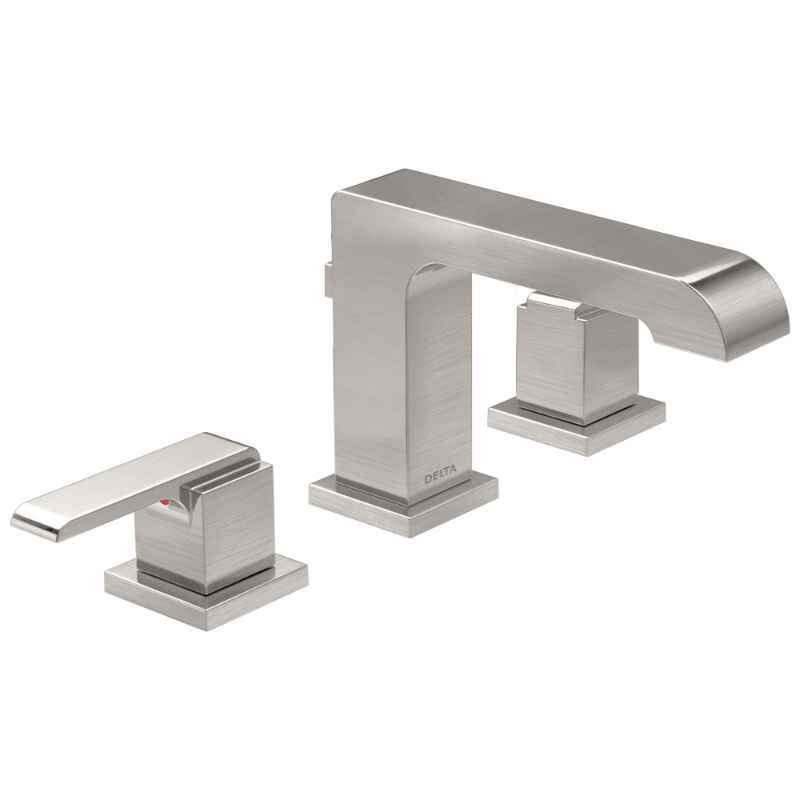 Ara Widespread Vanity Faucet in Stainless