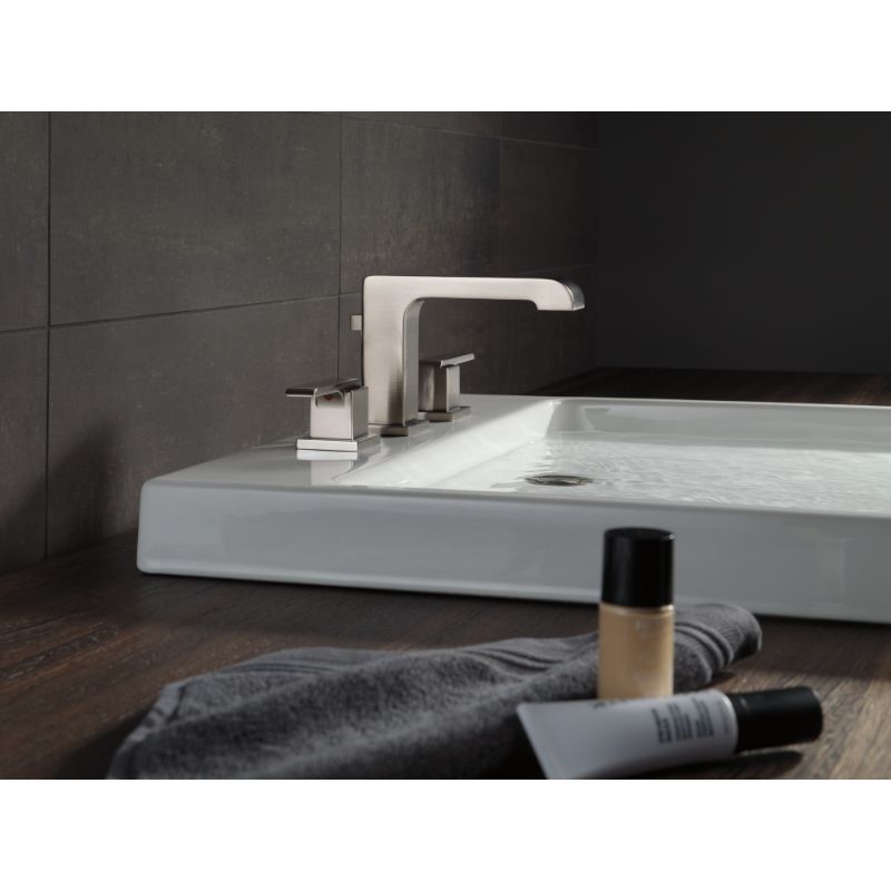 Ara Widespread Vanity Faucet in Stainless
