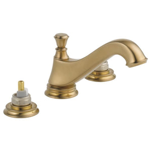 Cassidy Widespread Vanity Faucet in Champagne Bronze Without Handles