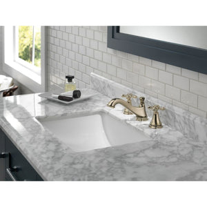 Cassidy Widespread Vanity Faucet in Polished Nickel Without Handles