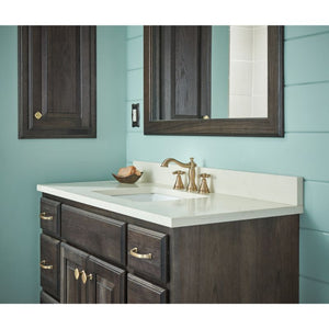Cassidy Widespread Mid-Height Vanity Faucet in Champagne Bronze Without Handles