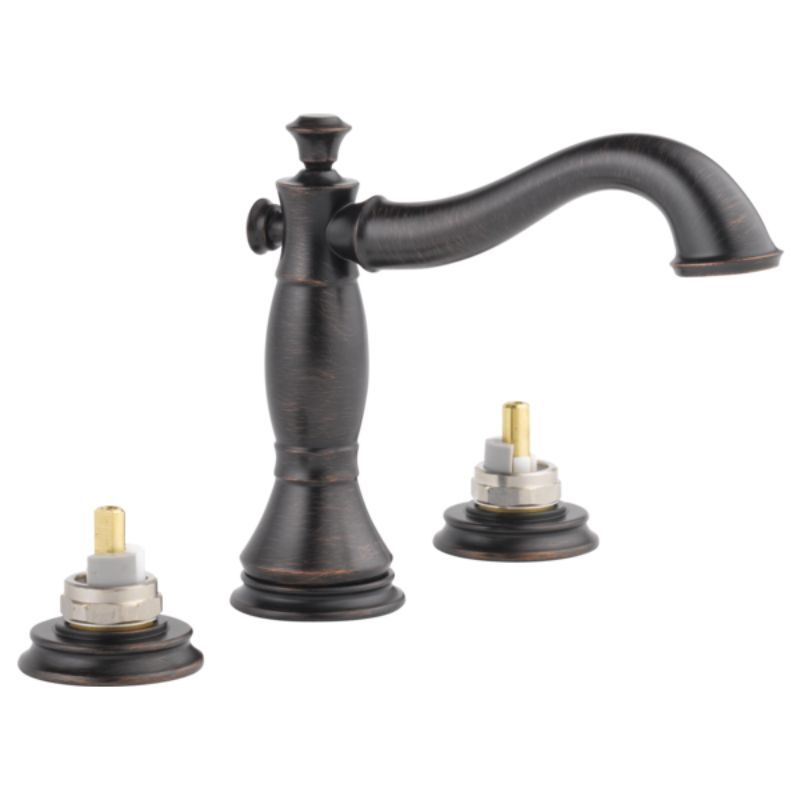 Cassidy Widespread Vanity Faucet in Venetian Bronze Without Handles