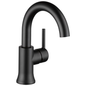 Trinsic Single-Handle High-Arc Vanity Faucet in Matte Black