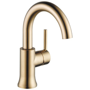 Trinsic Single-Handle High-Arc Vanity Faucet in Champagne Bronze