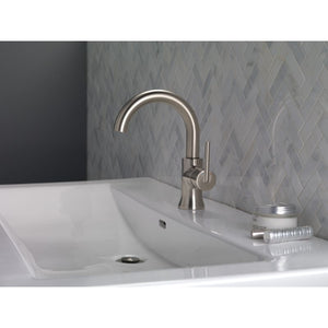 Trinsic Single-Handle High-Arc Vanity Faucet in Stainless