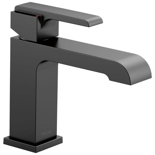 Ara Single-Handle Vanity Faucet in Matte Black