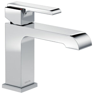 Ara Single-Handle Vanity Faucet in Chrome with Pop-Up Drain