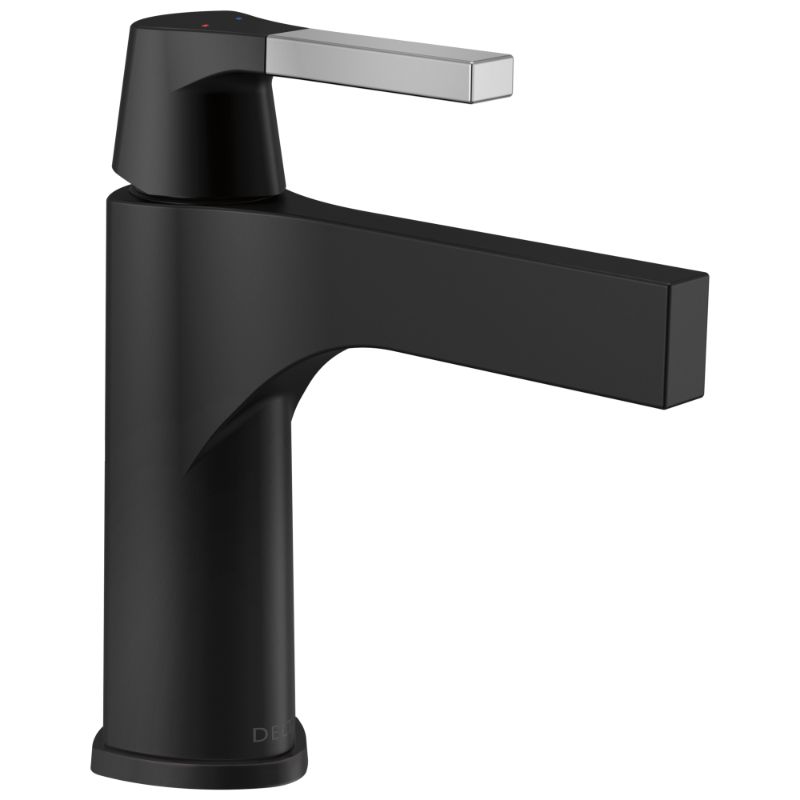 Zura Single-Handle Vanity Faucet in Matte Black