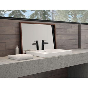 Zura Single-Handle Vanity Faucet in Matte Black