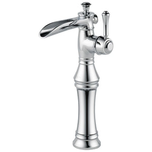 Cassidy Vessel Waterfall Vanity Faucet in Chrome