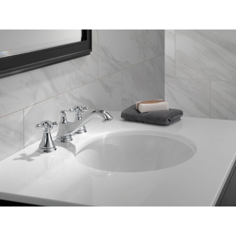 Cassidy Cross Handle Vanity Faucet in Chrome