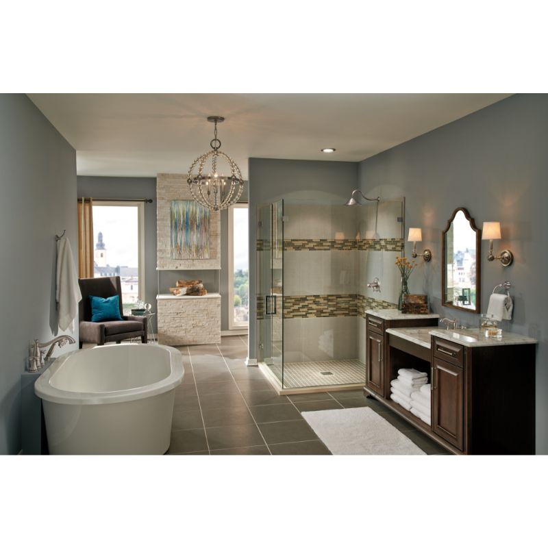 Cassidy Cross Handle Vanity Faucet in Stainless