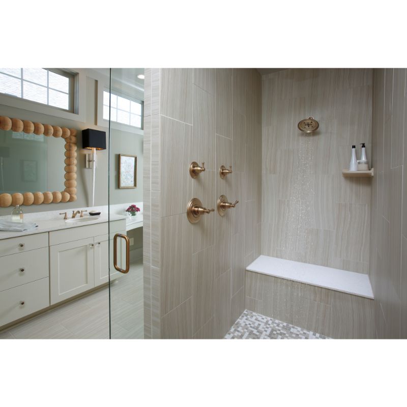 Cassidy Lever Handle Vanity Faucet in Champagne Bronze