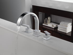 Vero Two-Handle Roman Tub Faucet in Chrome