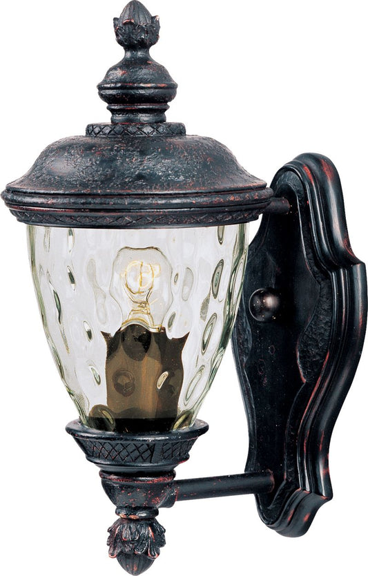 Carriage House VX 6" Single Light Outdoor Wall Mount in Oriental Bronze