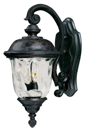Carriage House VX 9' 2 Light Outdoor Hanging Wall Mount in Oriental Bronze
