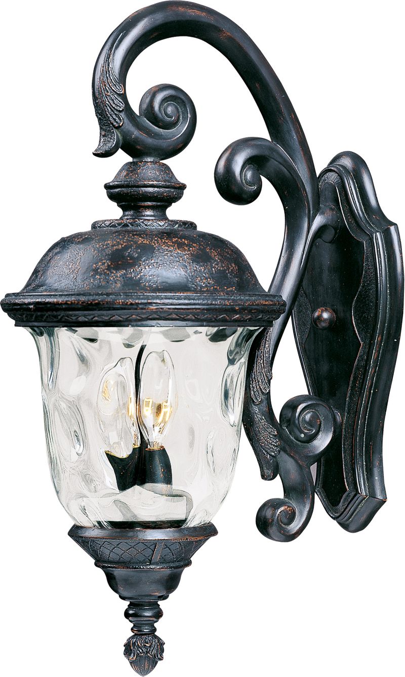 Carriage House VX 12.5' 3 Light Outdoor Hanging Wall Mount in Oriental Bronze