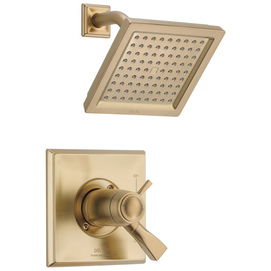 Dryden Single-Handle Shower Only in Champagne Bronze - Thermostatic Valve