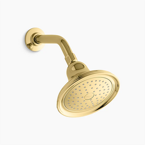 Devonshire 2.5 gpm Showerhead in Vibrant Polished Brass