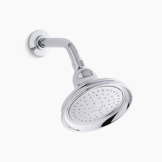 Bancroft 2.5 gpm Showerhead in Polished Chrome - Single Spray Setting