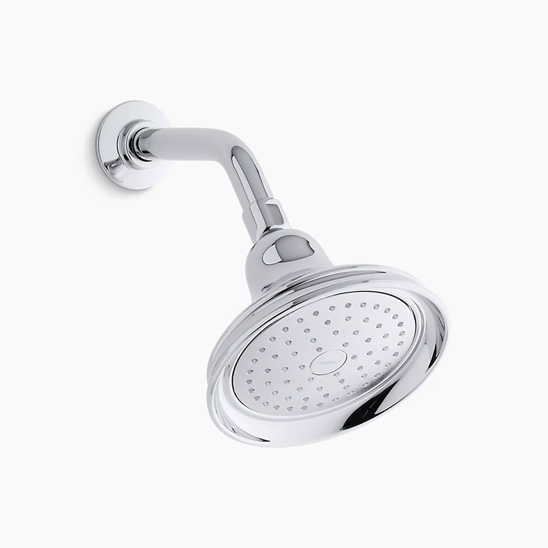 Bancroft 2.5 gpm Showerhead in Polished Chrome - Single Spray Setting