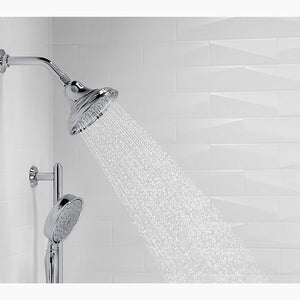 Bancroft 2.5 gpm Showerhead in Vibrant Brushed Nickel - 3 Spray Settings