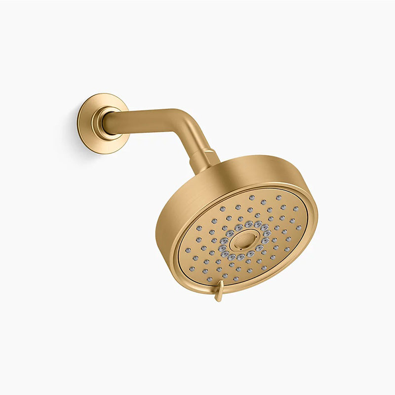 Purist 2.5 gpm Showerhead in Vibrant Brushed Moderne Brass