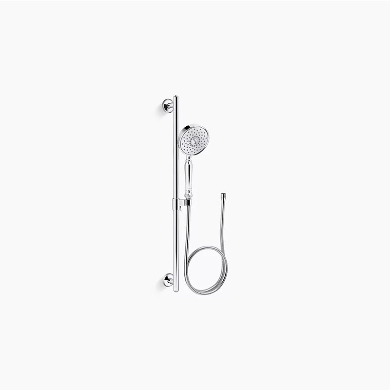 Bancroft 2.5 gpm Hand Shower in Polished Chrome with Slide Bar