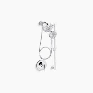 Purist Single-Handle 2.5 gpm Shower Only Faucet in Polished Chrome with Slide Bar