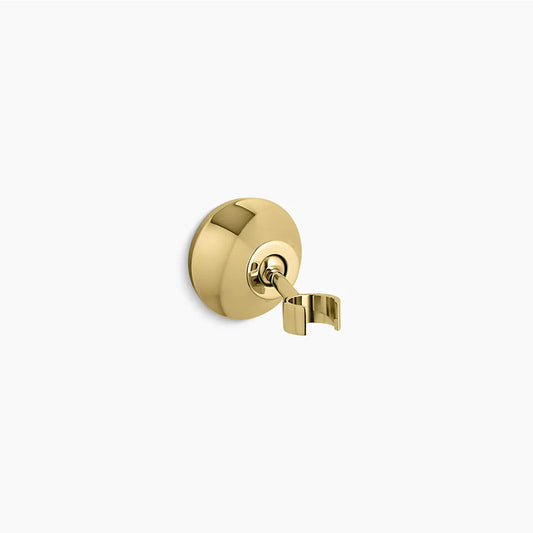 Forté Hand Shower Holder in Vibrant Polished Brass