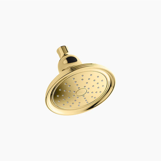 Devonshire 1.75 gpm Showerhead in Vibrant Polished Brass