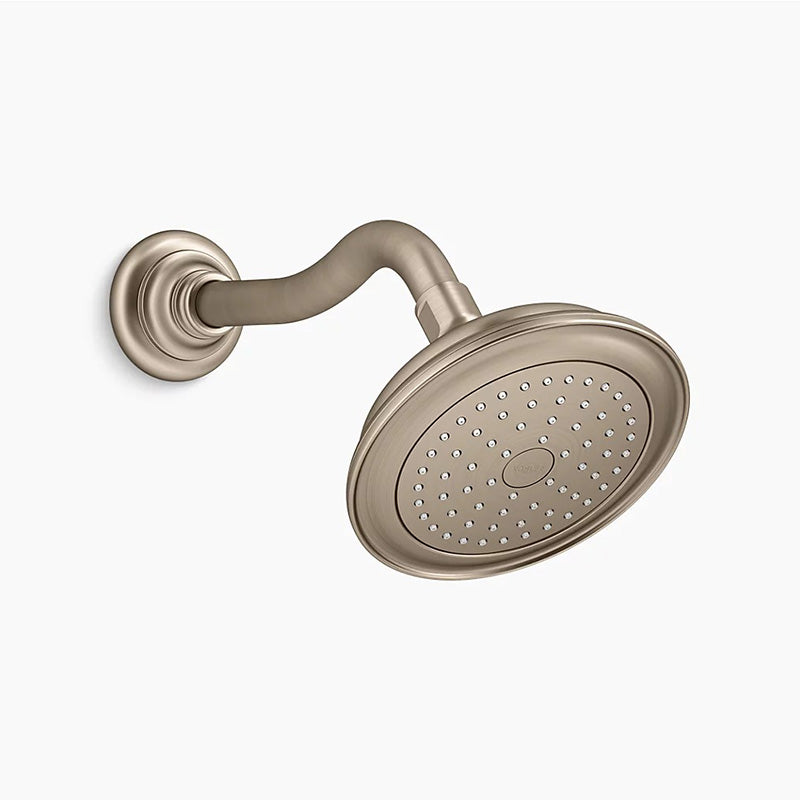 Artifacts 2.5 gpm Showerhead in Vibrant Brushed Bronze