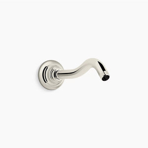 Artifacts Shower Arm and Flange in Vibrant Polished Nickel