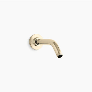 MasterShower Shower Arm and Flange in Vibrant French Gold