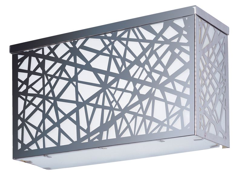 Inca 12' 4 Light Outdoor Wall Mount in Polished Chrome
